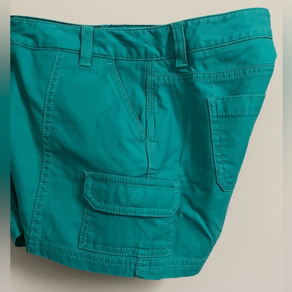 The North Face Teal Cargo Shorts - Picture 7 of 7